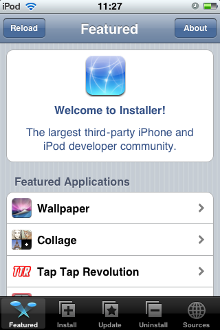 installer.appの起動後の画面